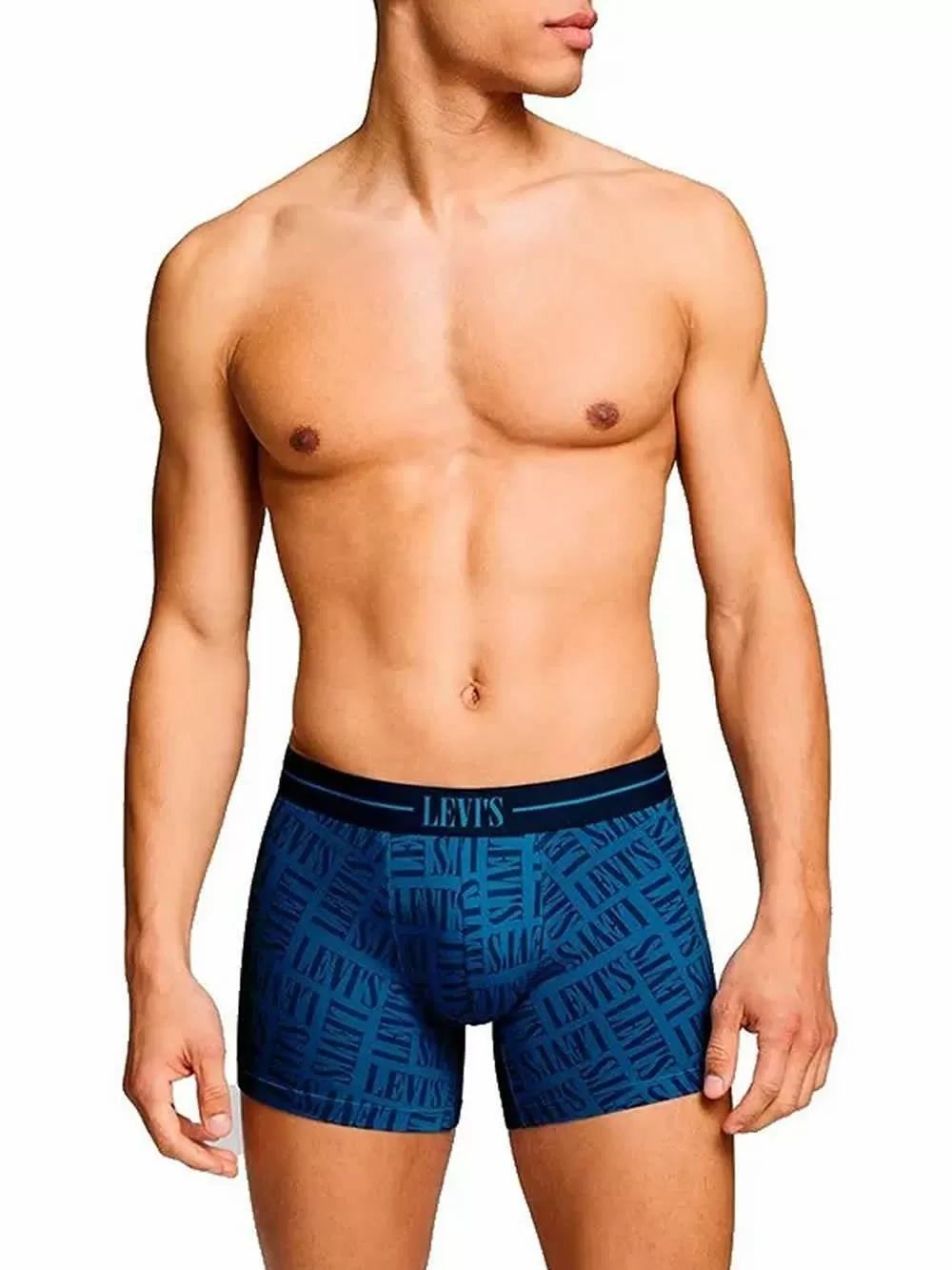 LEVIS Boxer Brief Logo - Οργανικό Βαμβάκι - Blue Combo - Πακέτο με 2 
