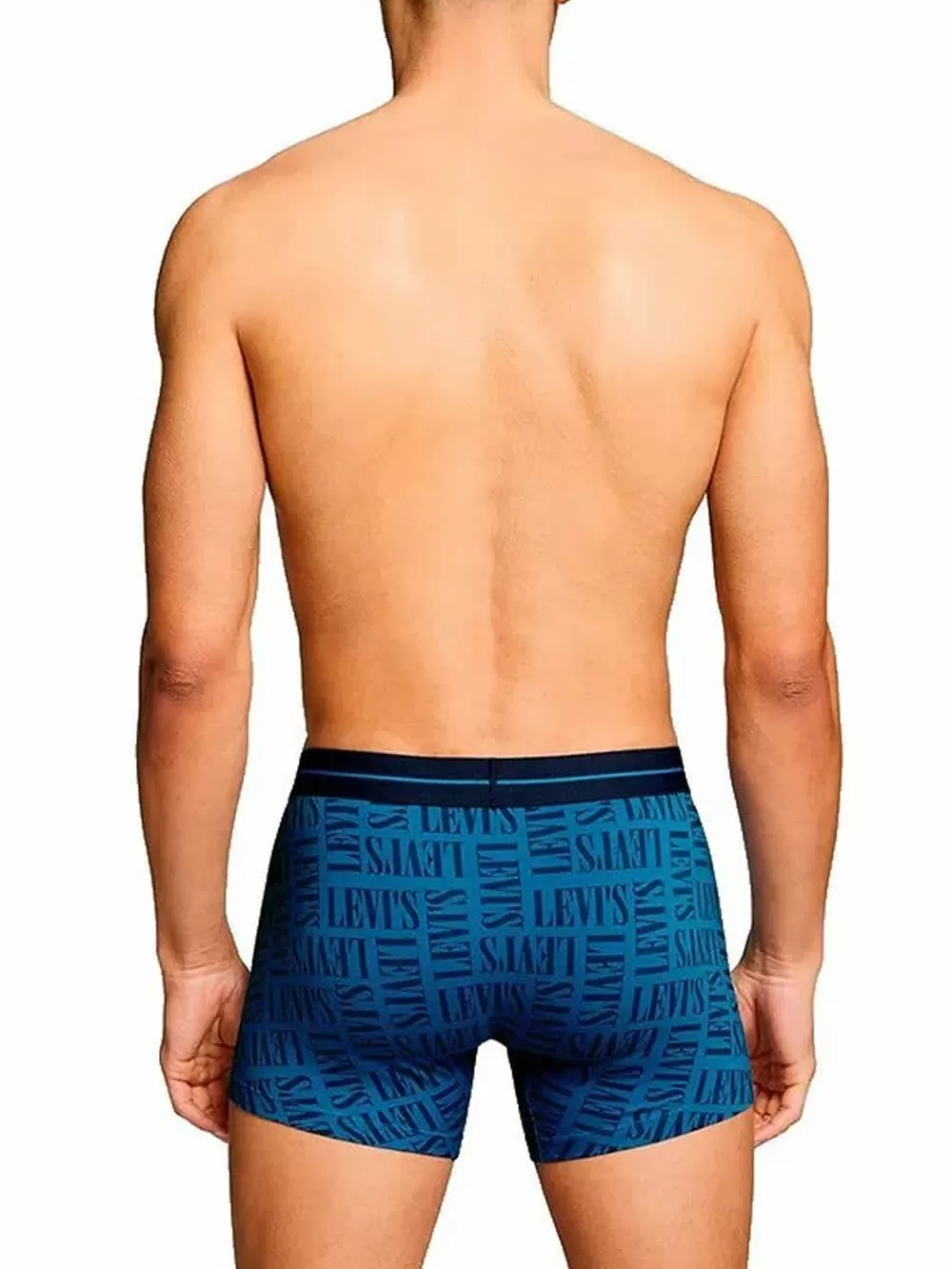 LEVIS Boxer Brief Logo - Οργανικό Βαμβάκι - Blue Combo - Πακέτο με 2 