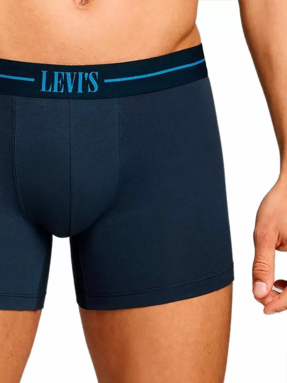 LEVIS Boxer Brief Logo - Οργανικό Βαμβάκι - Blue Combo - Πακέτο με 2 