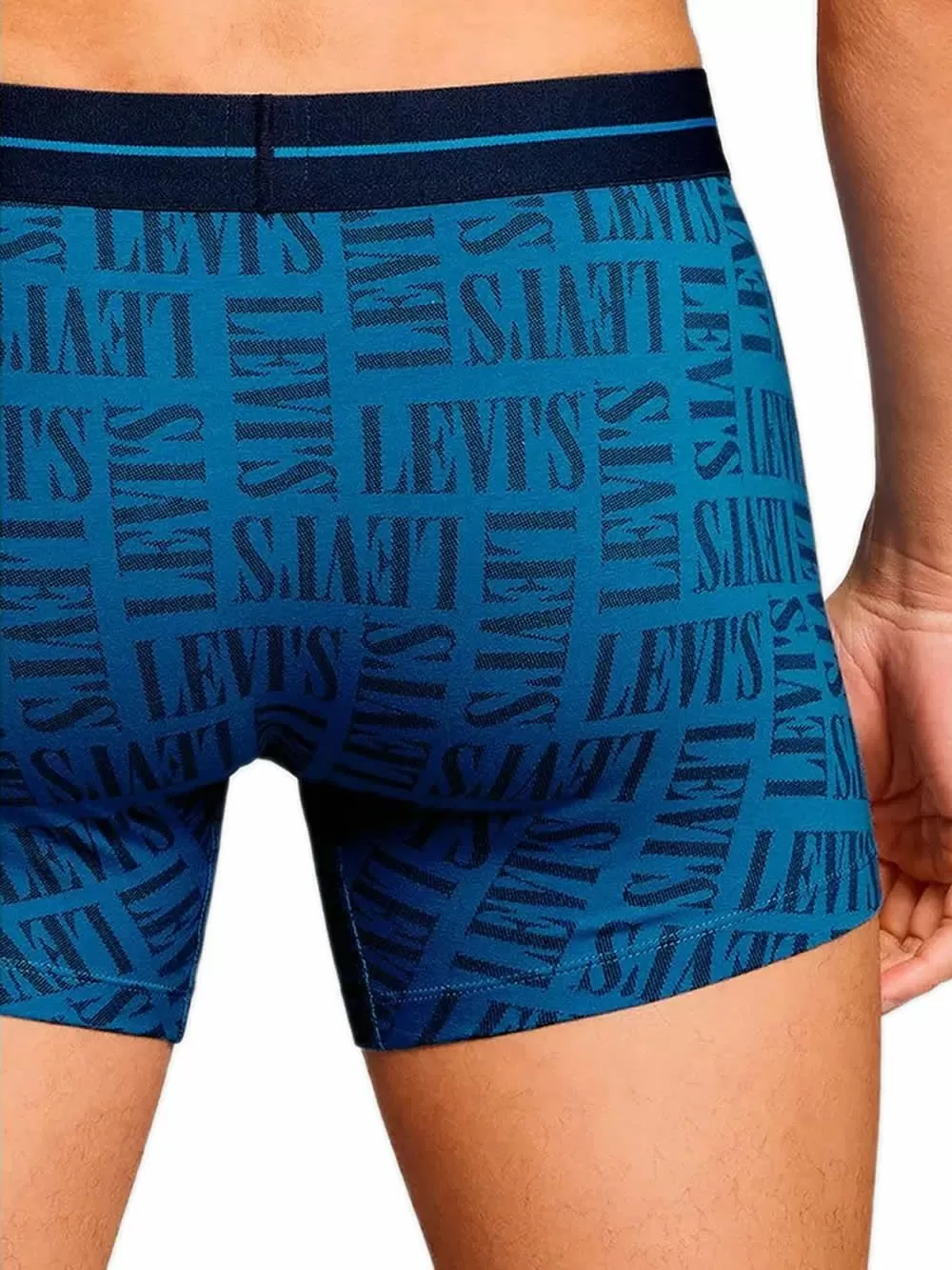 LEVIS Boxer Brief Logo - Οργανικό Βαμβάκι - Blue Combo - Πακέτο με 2 