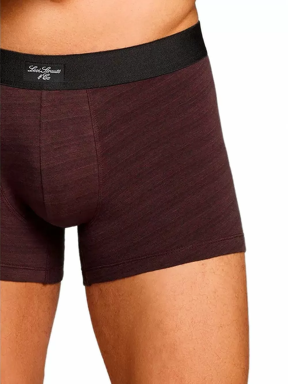 LEVIS Boxer Brief Argyle - Ελαστικό Βαμβάκι - Red/Black - Πακέτο με 2 