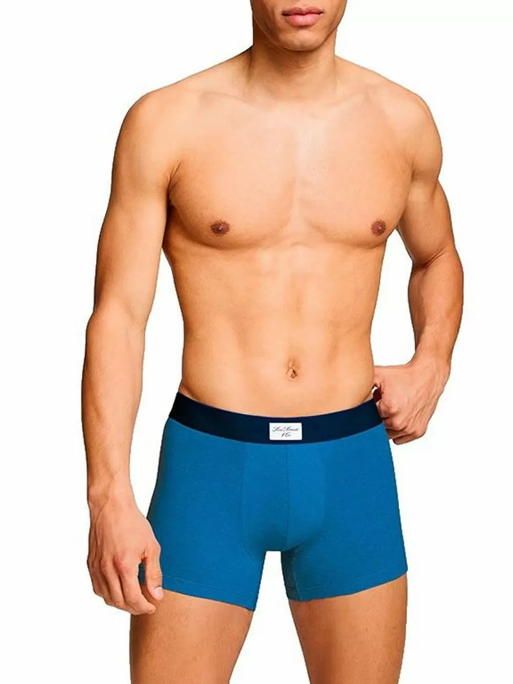 LEVIS Boxer Brief Argyle YD - Οργανικό Eco Βαμβάκι - Blue Combo - Πακέτο με 2 