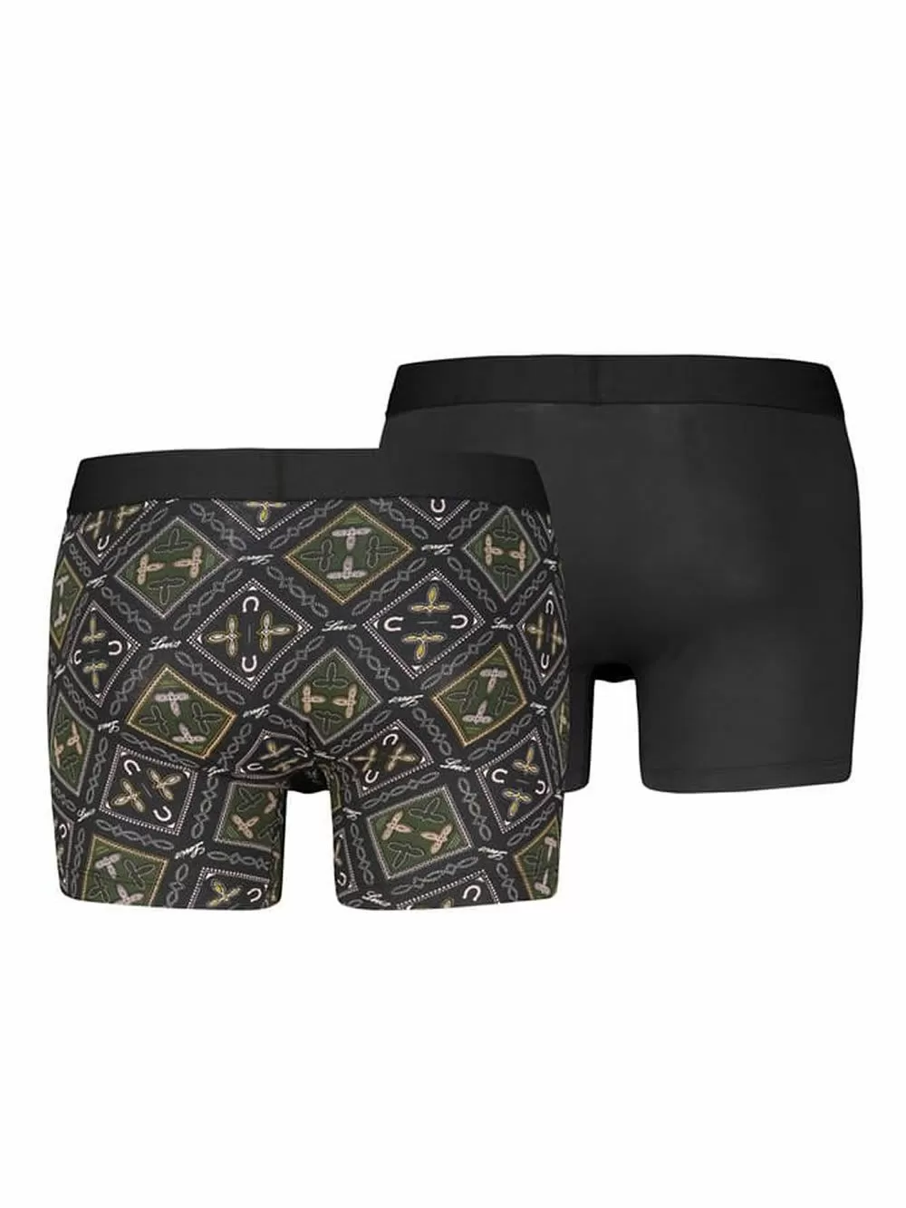LEVIS Boxer Brief Western AOP - Οργανικό Eco Βαμβάκι - Green Combo - Πακέτο με 2 