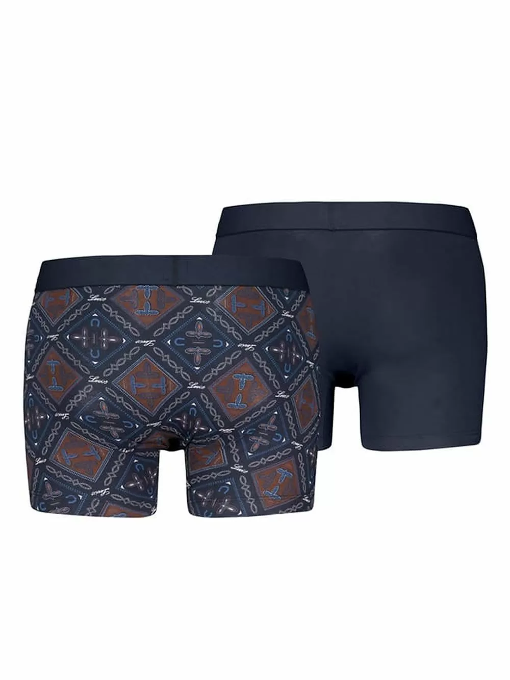 LEVIS Boxer Brief Western AOP - Οργανικό Eco Βαμβάκι - Blue Combo - Πακέτο με 2 