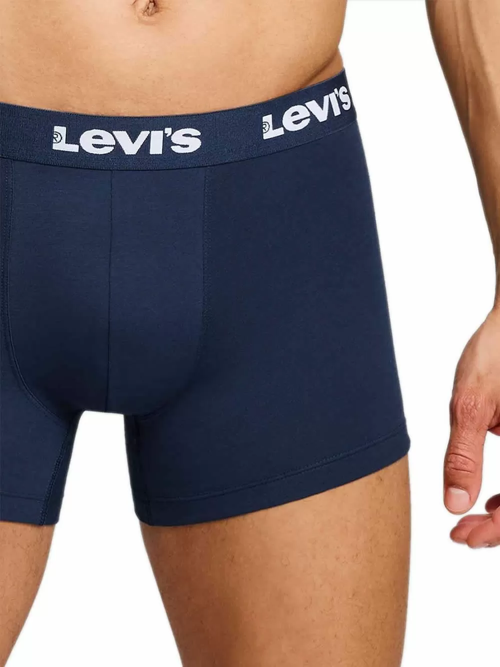 LEVIS Boxer Brief Repeat Logo - Ελαστικό Βαμβάκι - Navy - Πακέτο με 2 