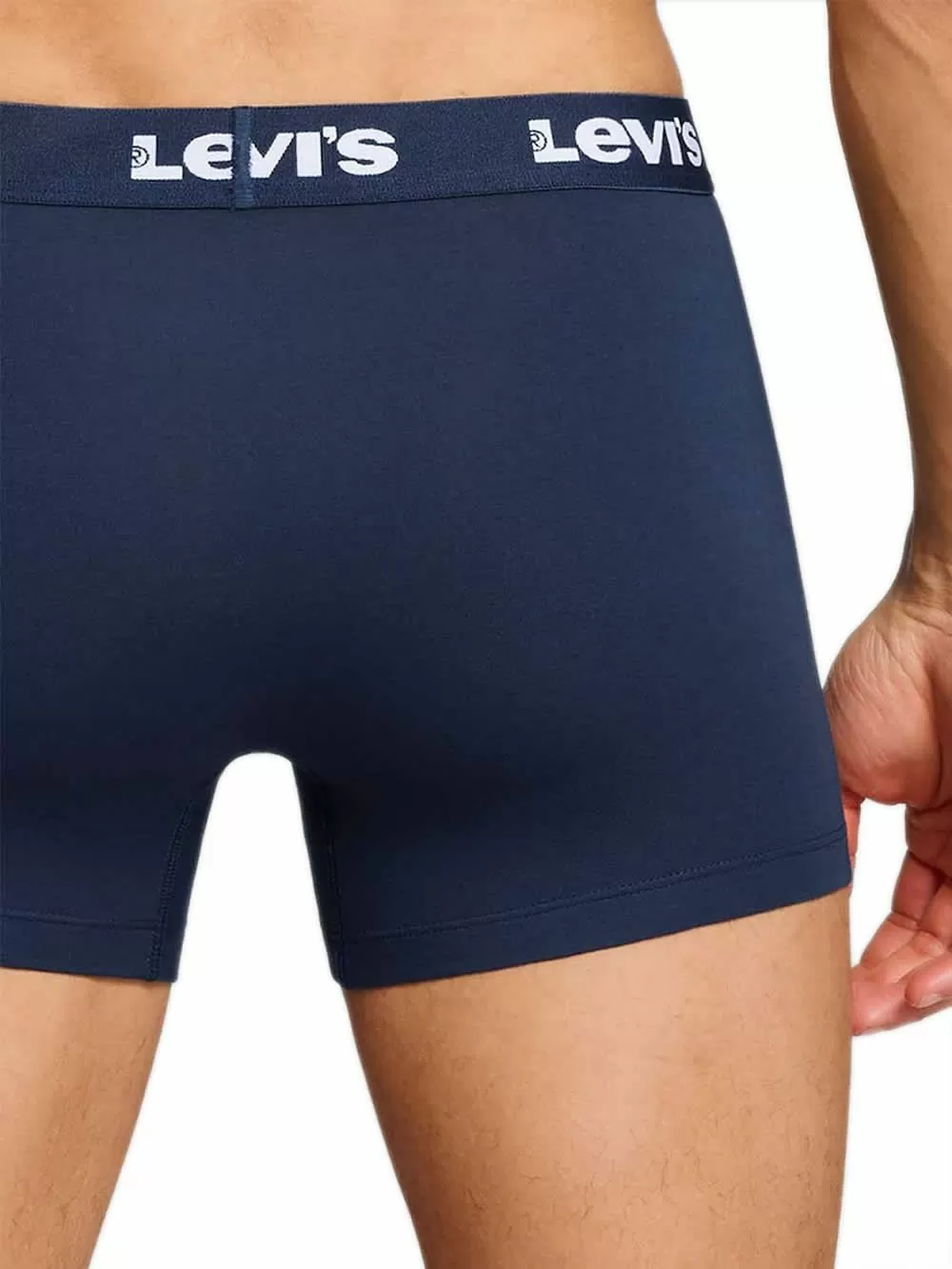 LEVIS Boxer Brief Repeat Logo - Ελαστικό Βαμβάκι - Navy - Πακέτο με 2 