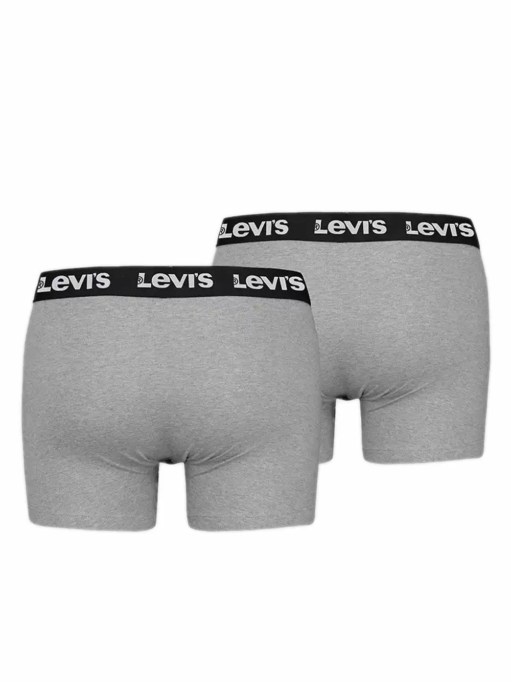 LEVIS Boxer Brief Repeat Logo - Ελαστικό Βαμβάκι - Middle Grey Melange - Πακέτο με 2 