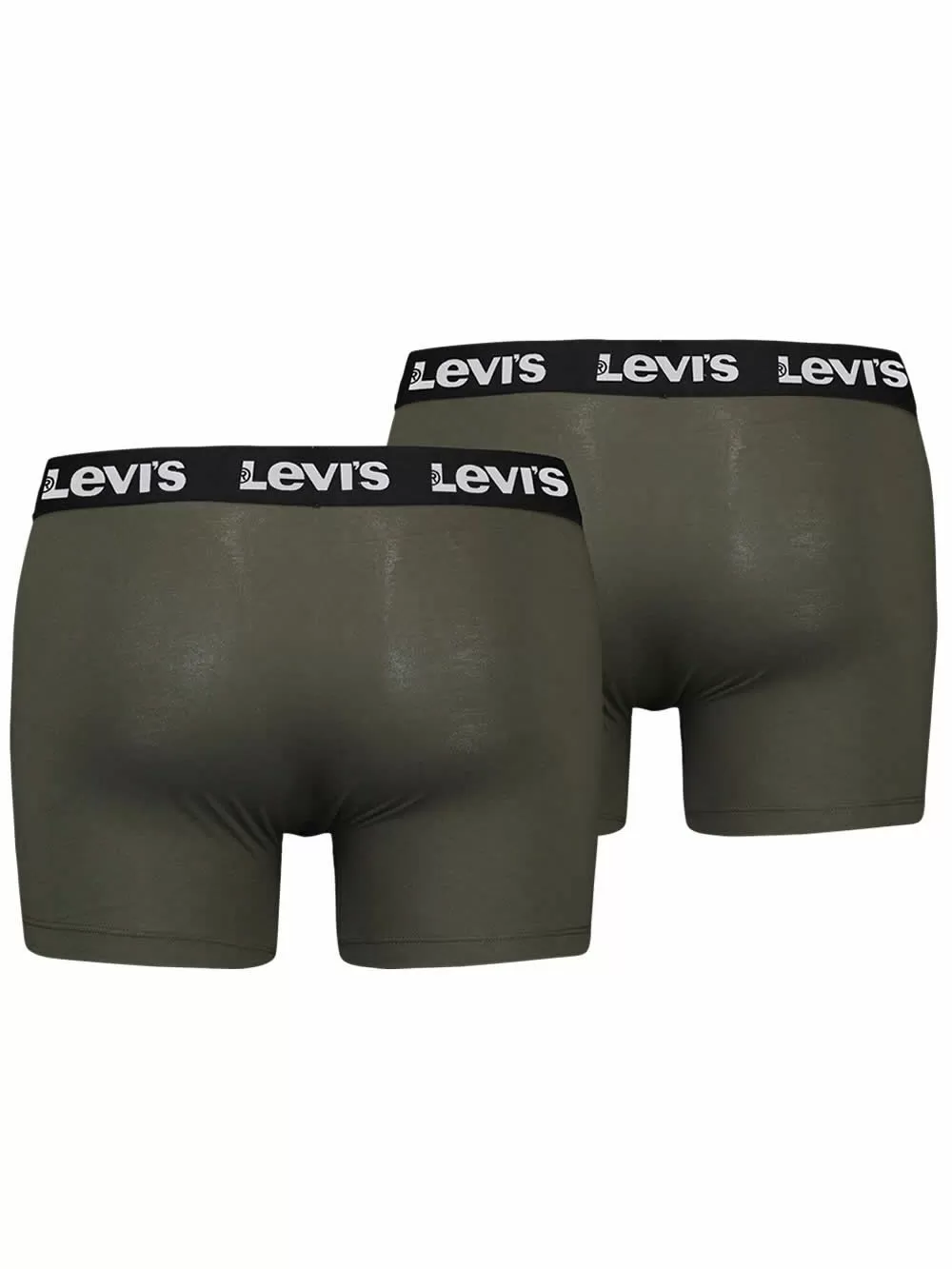 LEVIS Boxer Brief Repeat Logo - Ελαστικό Βαμβάκι - Khaki - Πακέτο με 2 