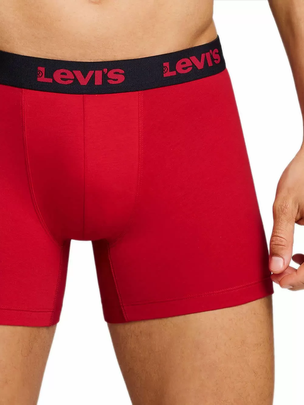 LEVIS Boxer Brief Repeat Logo - Ελαστικό Βαμβάκι - Red Combo - Πακέτο με 2 