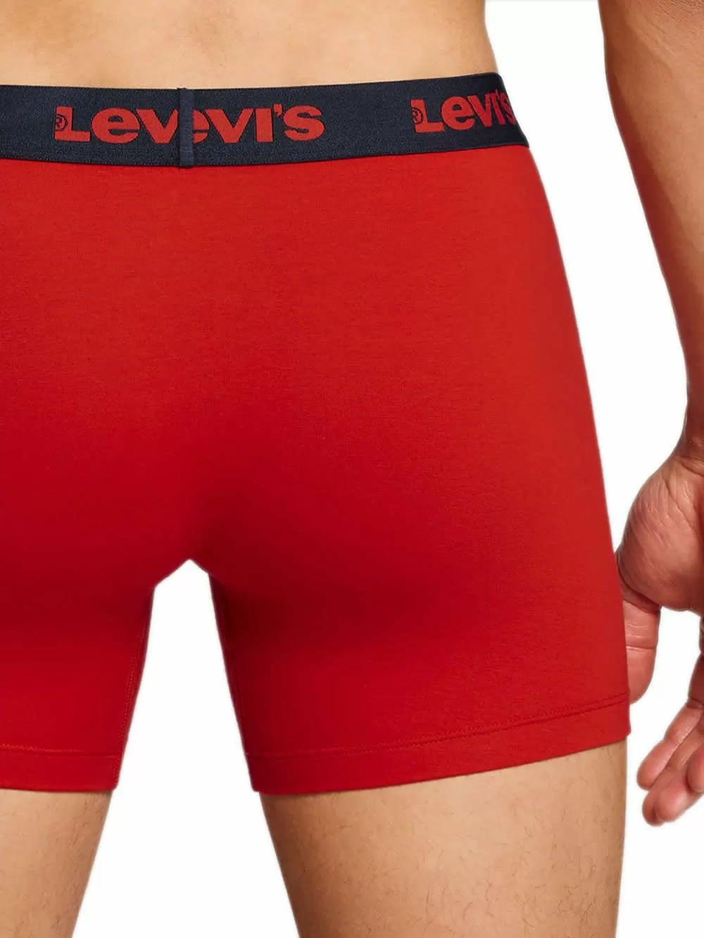 LEVIS Boxer Brief Repeat Logo - Ελαστικό Βαμβάκι - Red Combo - Πακέτο με 2 
