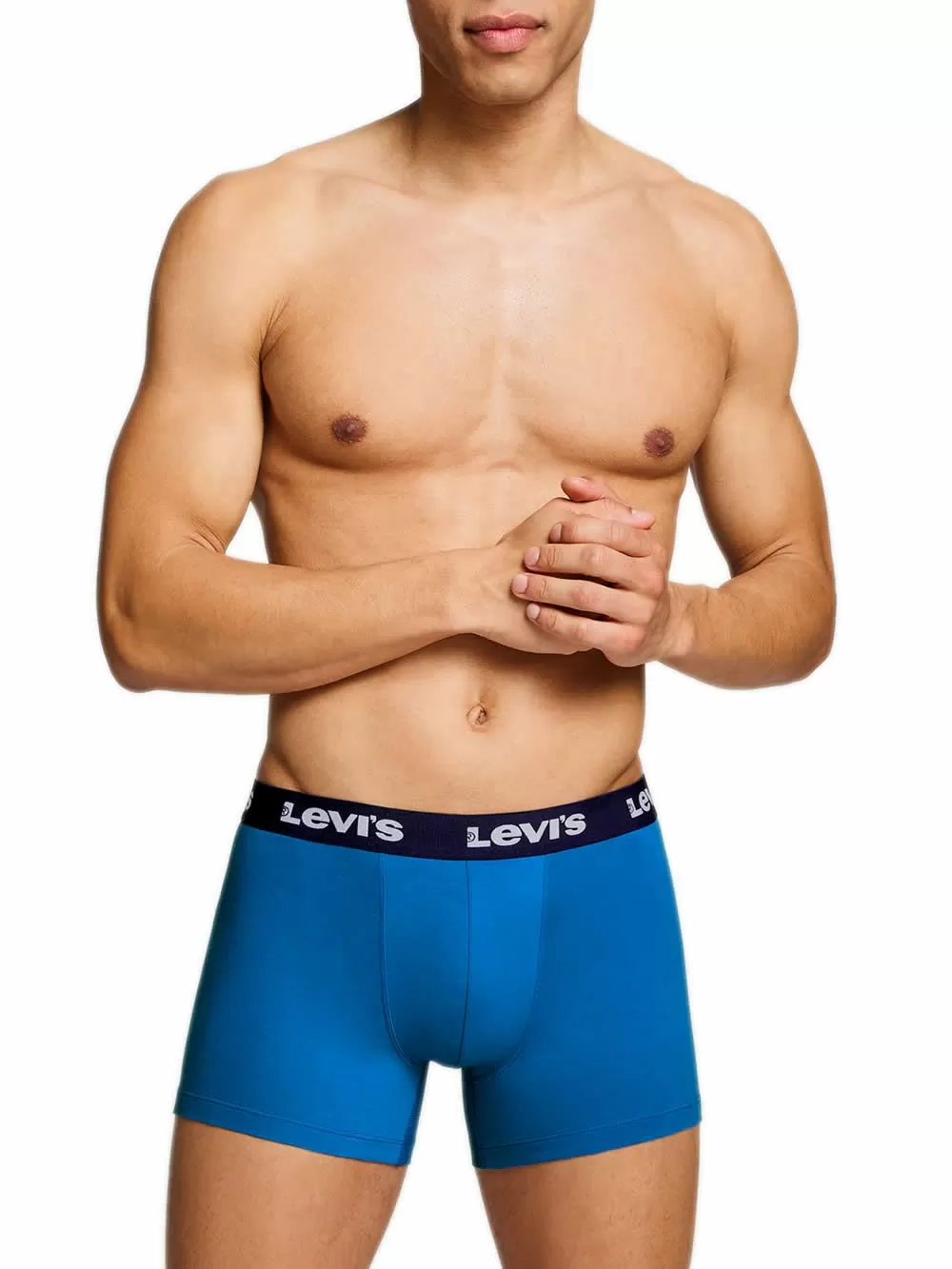 LEVIS Boxer Brief Repeat Logo - Ελαστικό Βαμβάκι - Blue Combo - Πακέτο με 2 