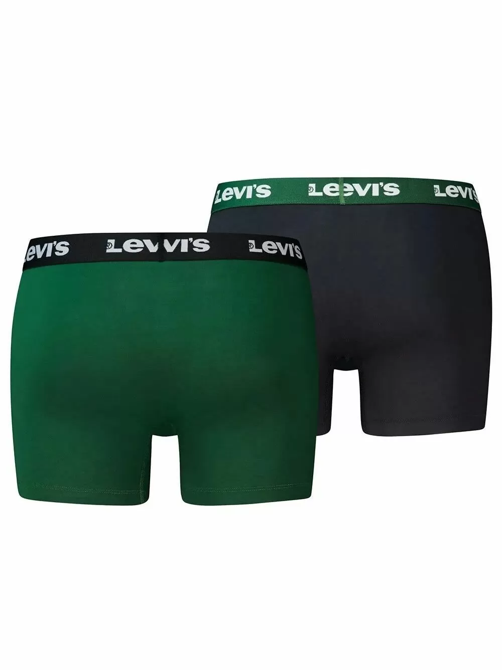 LEVIS Boxer Brief Repeat Logo - Ελαστικό Βαμβάκι - Green/Black - Πακέτο με 2 