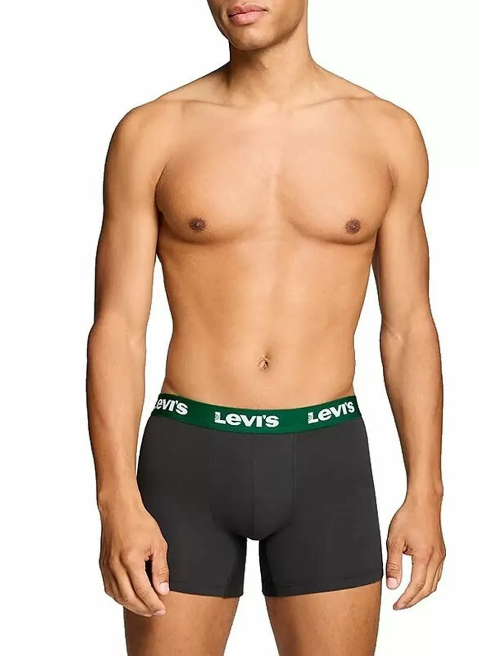 LEVIS Boxer Brief Repeat Logo - Ελαστικό Βαμβάκι - Green/Black - Πακέτο με 2 