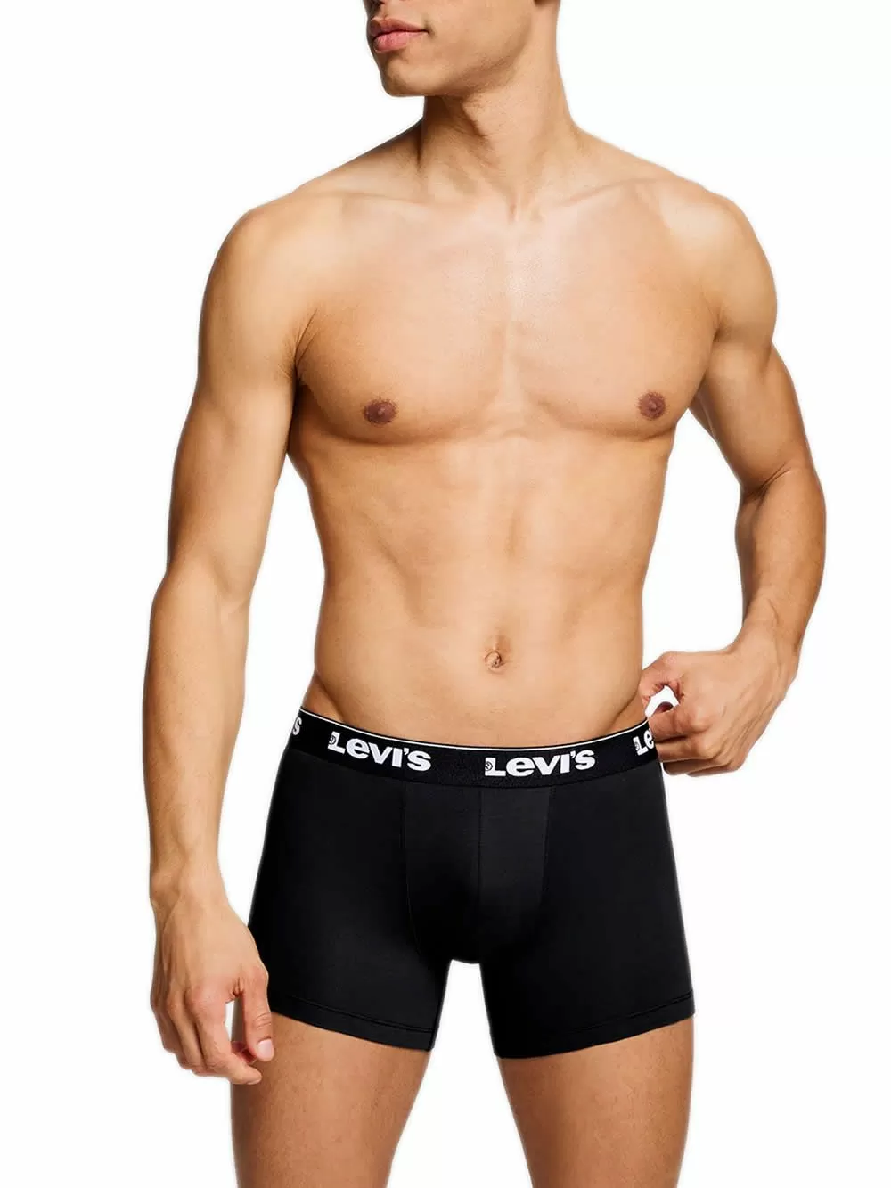 LEVIS Boxer Brief Repeat Logo - Ελαστικό Βαμβάκι - Black - Πακέτο με 3 