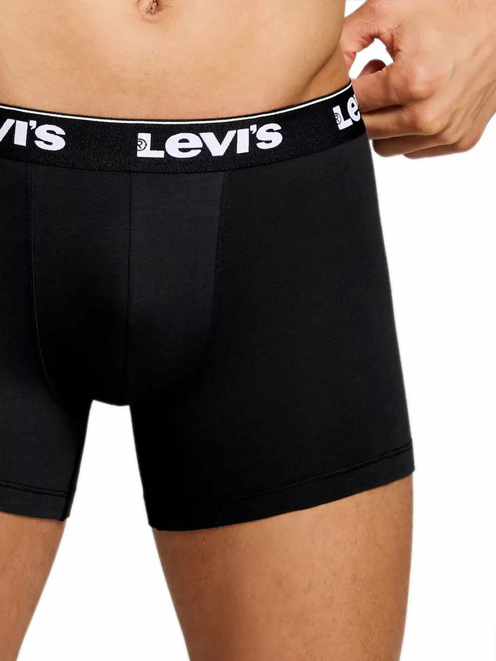 LEVIS Boxer Brief Repeat Logo - Ελαστικό Βαμβάκι - Black - Πακέτο με 3 