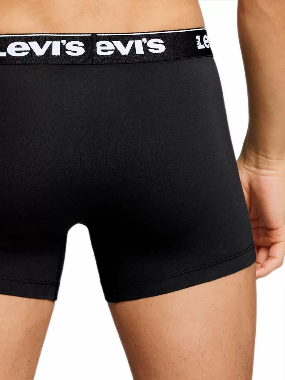 LEVIS Boxer Brief Repeat Logo - Ελαστικό Βαμβάκι - Black - Πακέτο με 3 