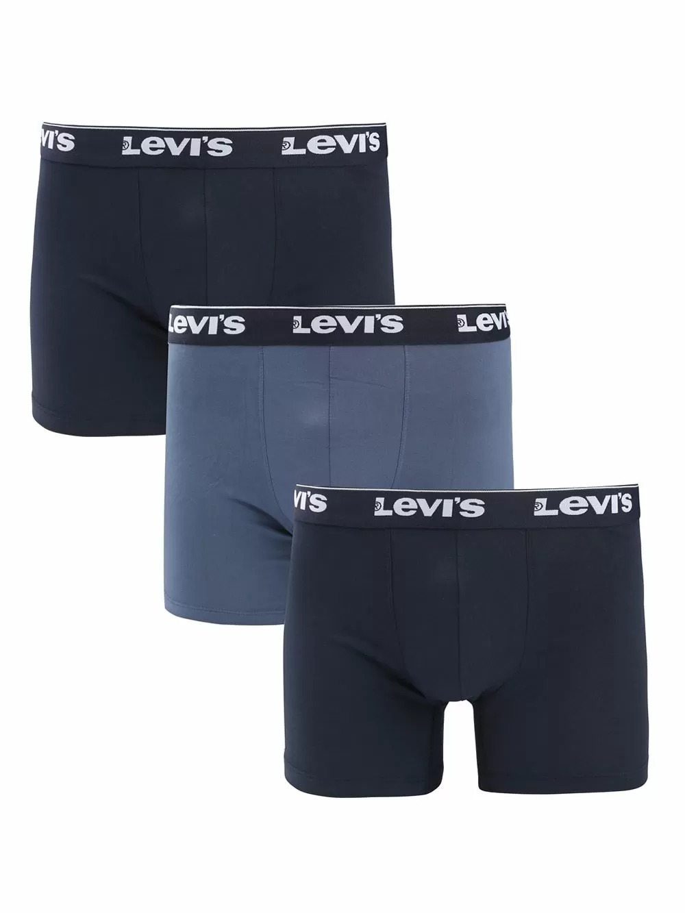LEVIS Boxer Brief Repeat Logo - Ελαστικό Βαμβάκι - Navy Combo - Πακέτο με 3 