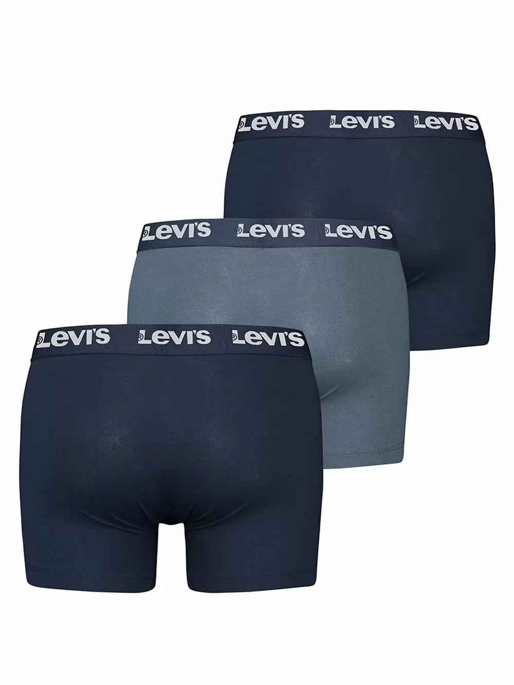LEVIS Boxer Brief Repeat Logo - Ελαστικό Βαμβάκι - Navy Combo - Πακέτο με 3 