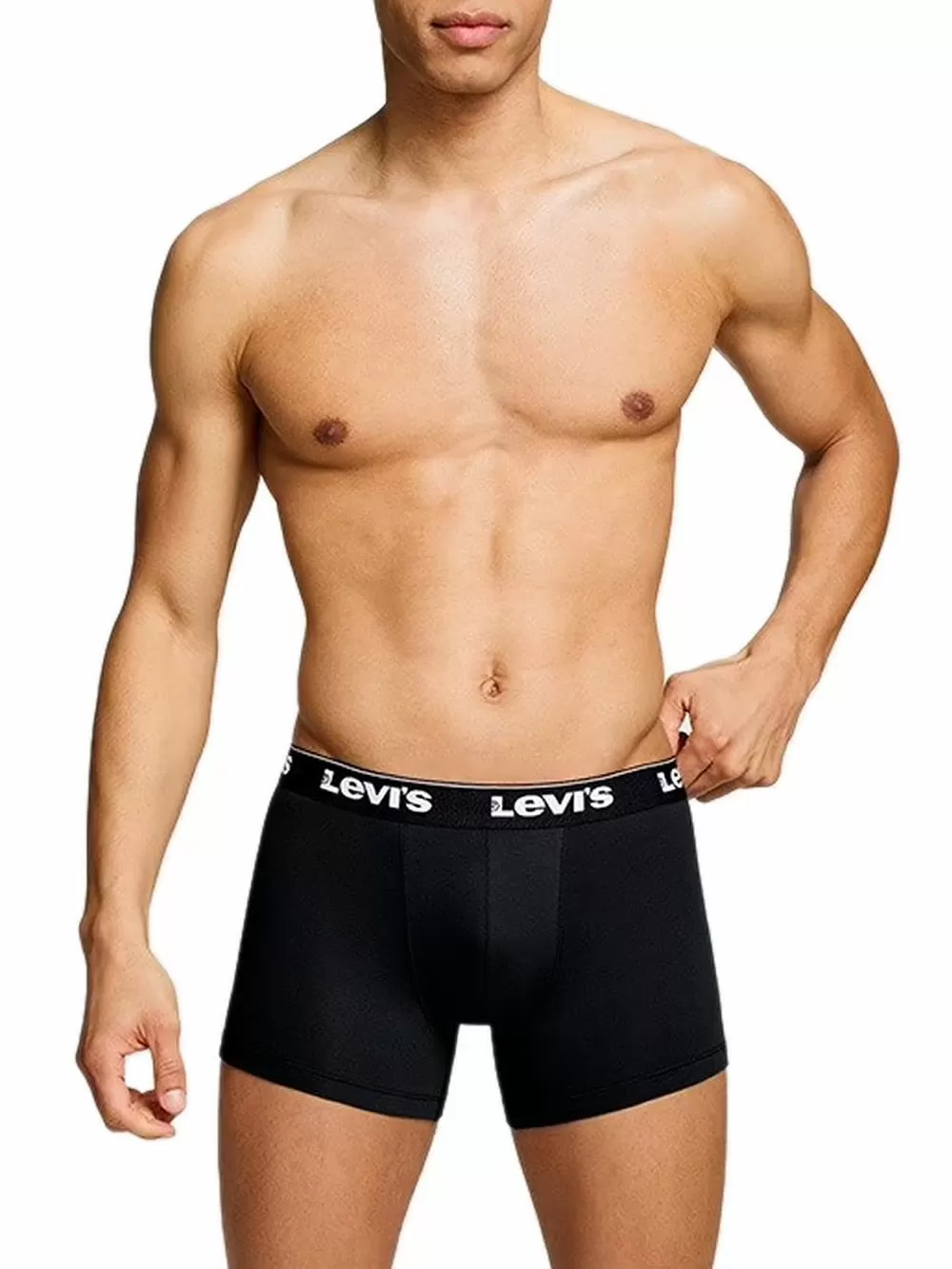 LEVIS Boxer Brief Repeat Logo - Ελαστικό Βαμβάκι - Grey Combo - Πακέτο με 3 