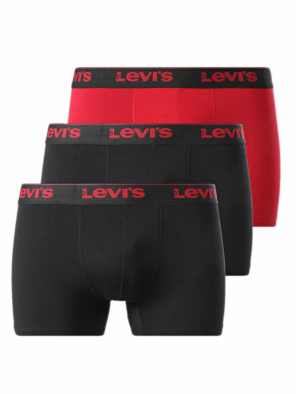 LEVIS Boxer Brief Repeat Logo - Ελαστικό Βαμβάκι - Red Combo - Πακέτο με 3 