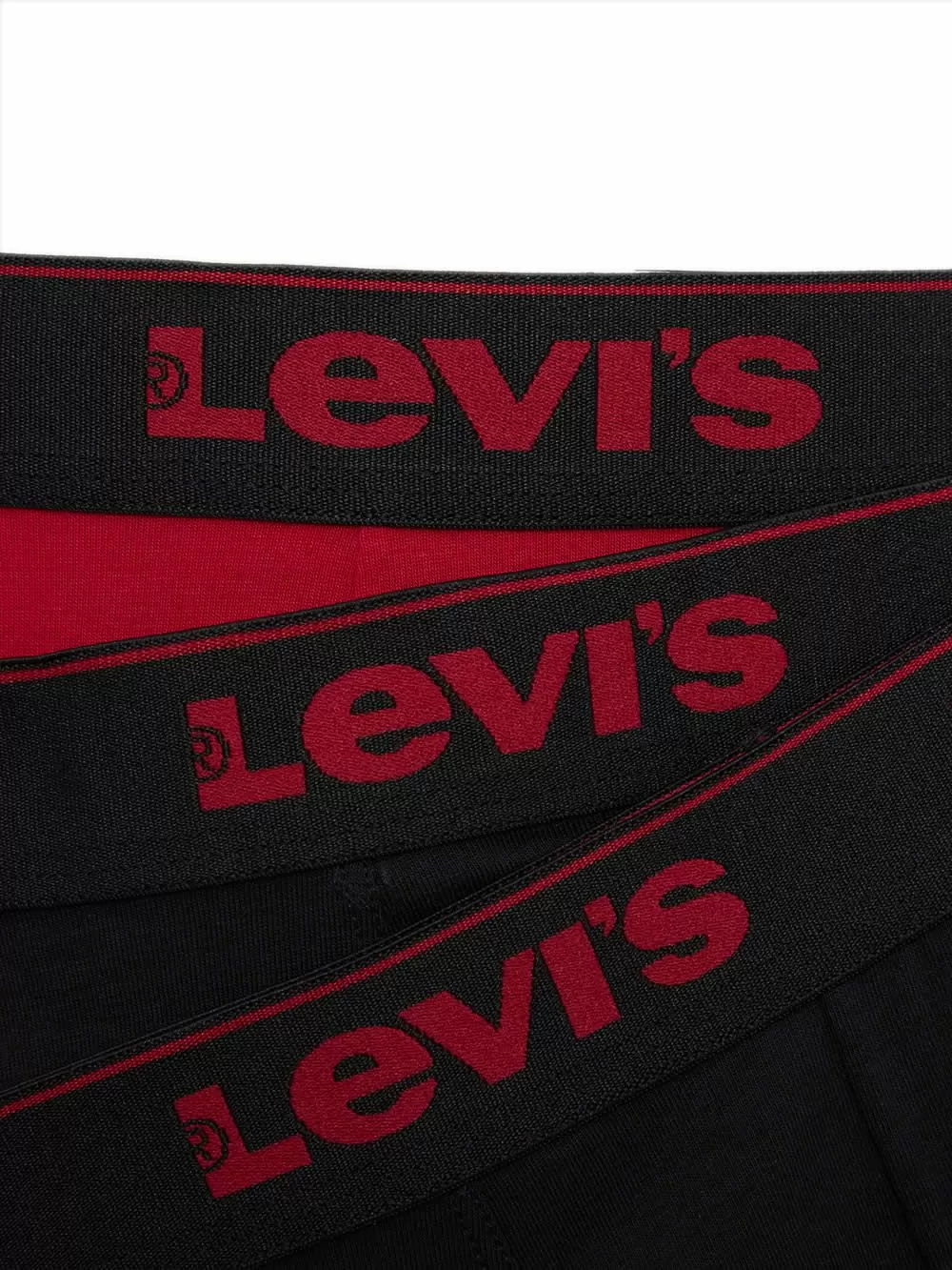 LEVIS Boxer Brief Repeat Logo - Ελαστικό Βαμβάκι - Red Combo - Πακέτο με 3 