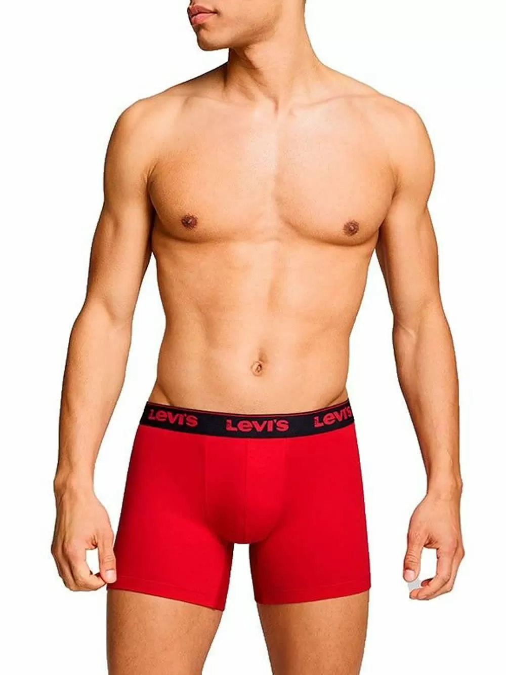 LEVIS Boxer Brief Repeat Logo - Ελαστικό Βαμβάκι - Red Combo - Πακέτο με 3 