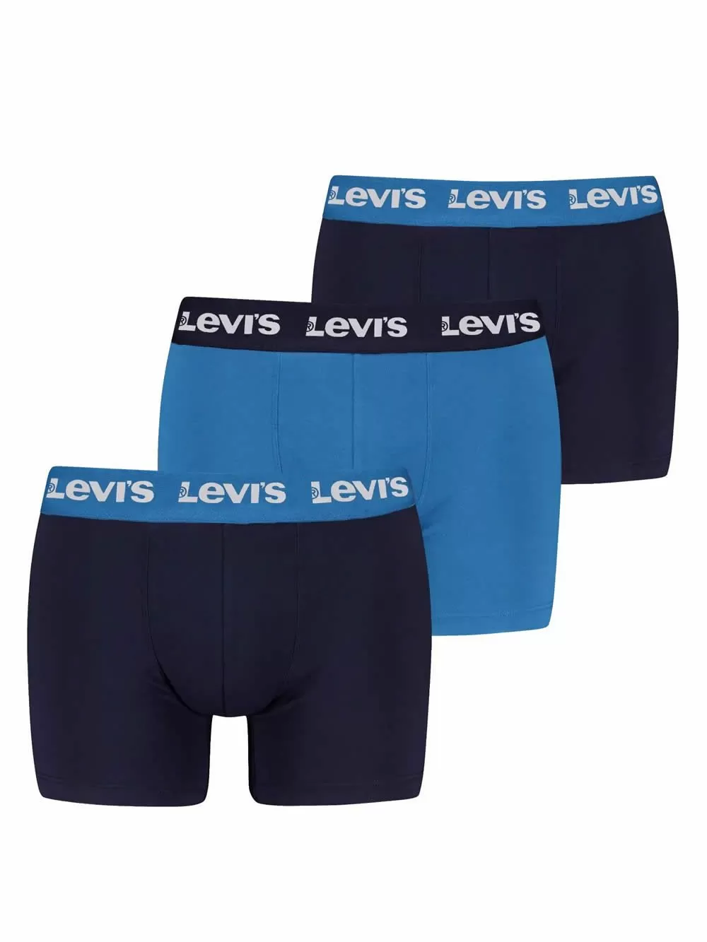 LEVIS Boxer Brief Repeat Logo - Ελαστικό Βαμβάκι - Blue Combo - Πακέτο με 3 