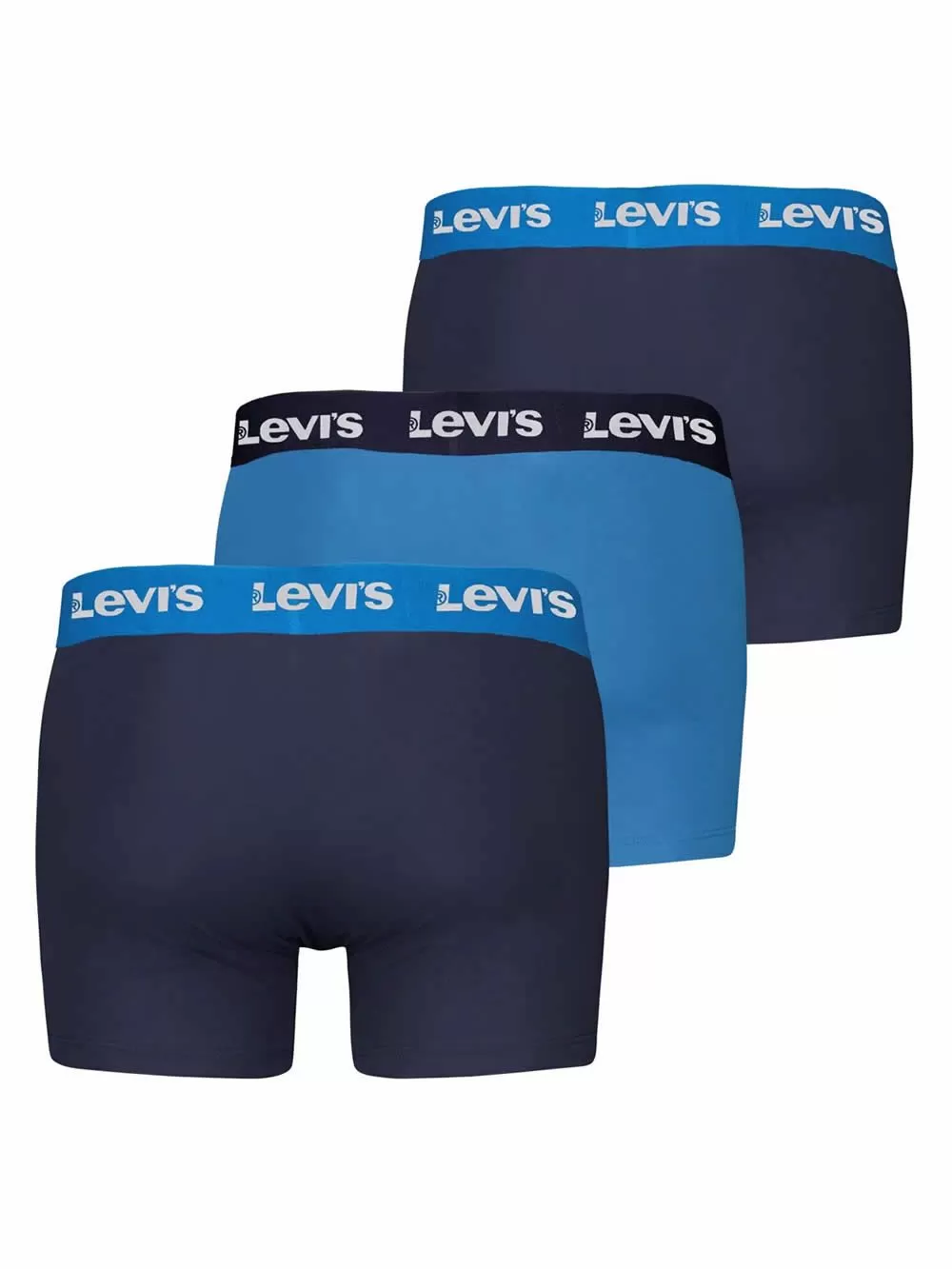 LEVIS Boxer Brief Repeat Logo - Ελαστικό Βαμβάκι - Blue Combo - Πακέτο με 3 