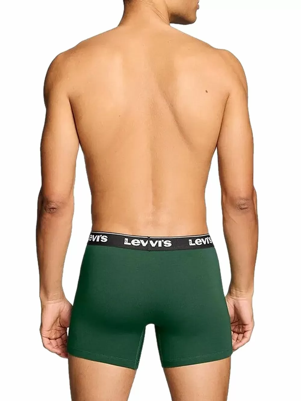 LEVIS Boxer Brief Repeat Logo - Ελαστικό Βαμβάκι - Green/Grey/Black - Πακέτο με 3 