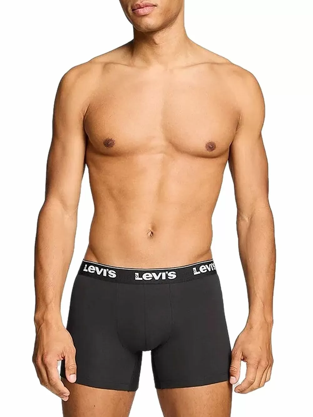 LEVIS Boxer Brief Repeat Logo - Ελαστικό Βαμβάκι - Green/Grey/Black - Πακέτο με 3 