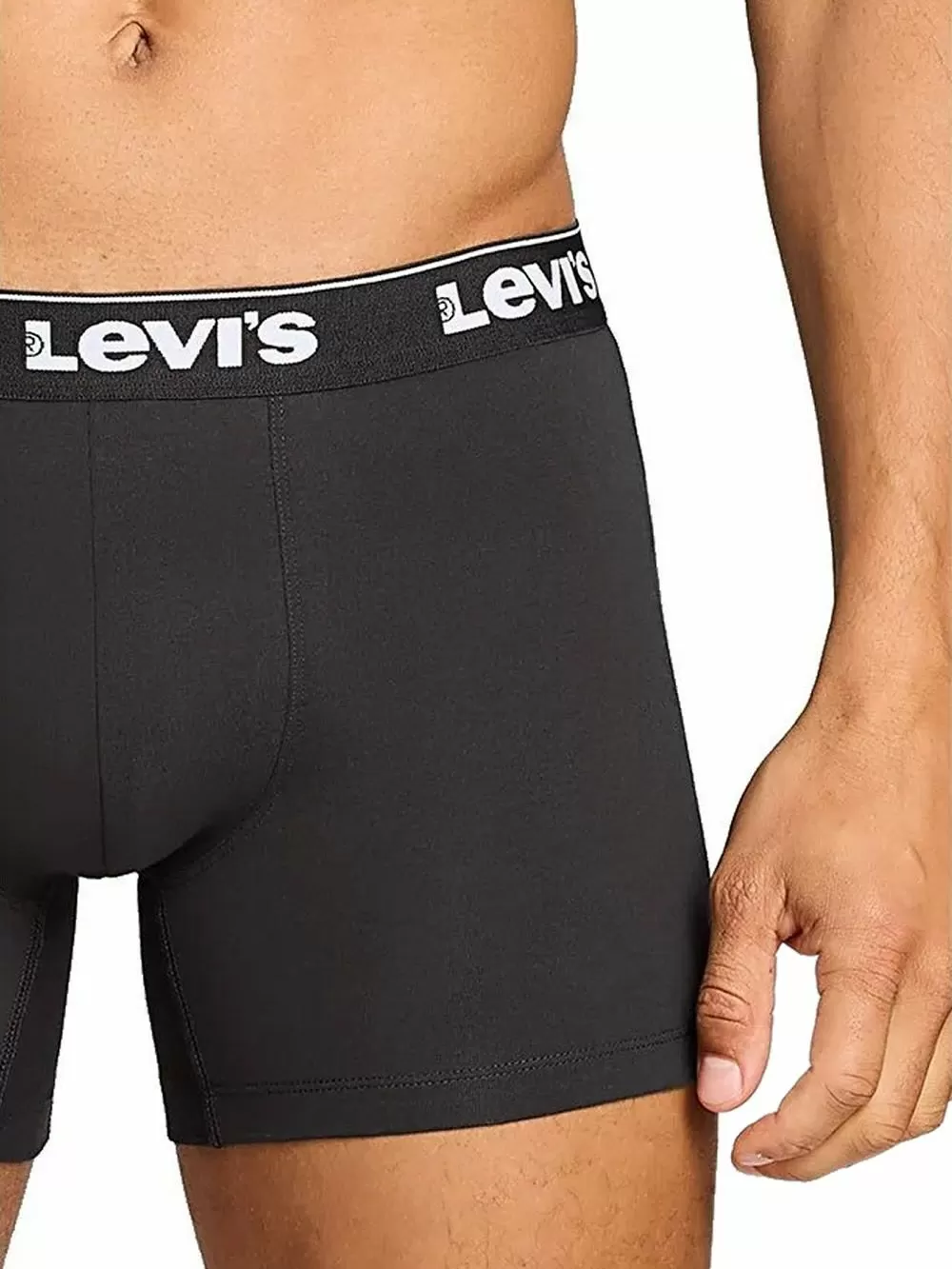 LEVIS Boxer Brief Repeat Logo - Ελαστικό Βαμβάκι - Green/Grey/Black - Πακέτο με 3 