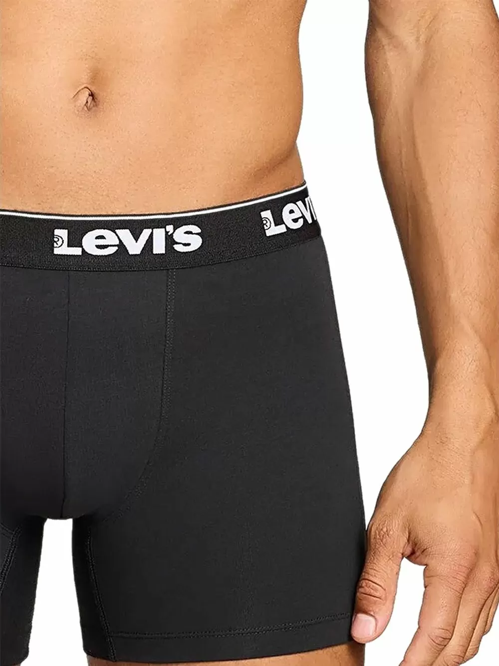 LEVIS Boxer Brief Repeat Logo - Ελαστικό Βαμβάκι - Black/Color Combo - Πακέτο 3 Τεμαχίων