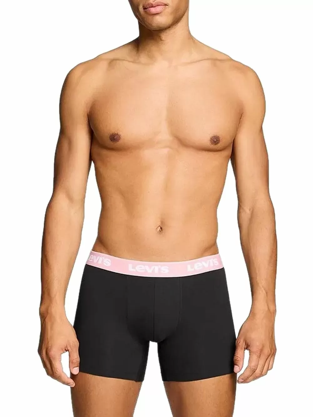 LEVIS Boxer Brief Repeat Logo - Ελαστικό Βαμβάκι - Black/Color Combo - Πακέτο 3 Τεμαχίων