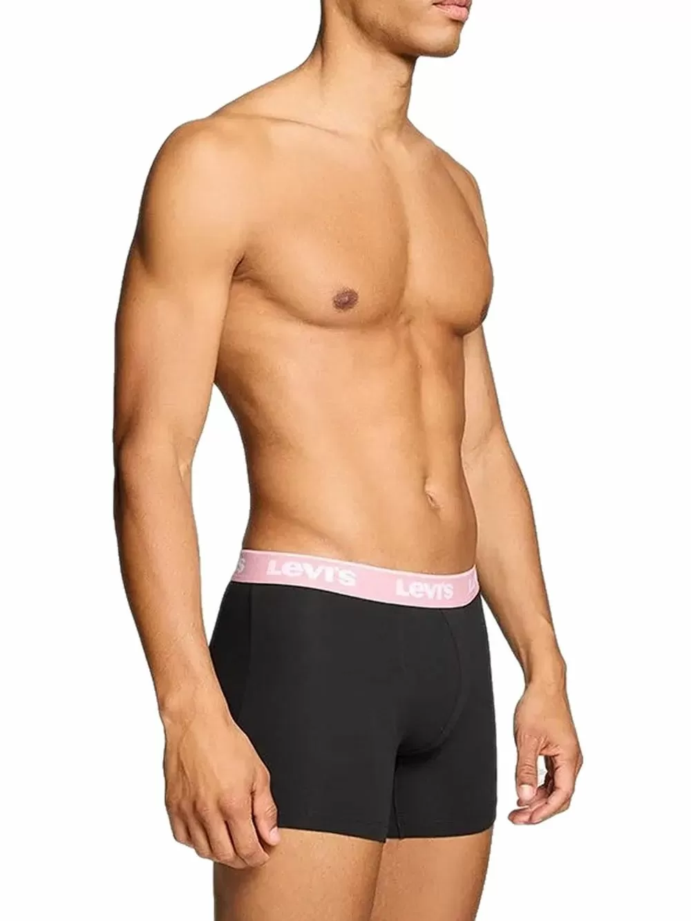 LEVIS Boxer Brief Repeat Logo - Ελαστικό Βαμβάκι - Black/Color Combo - Πακέτο 3 Τεμαχίων