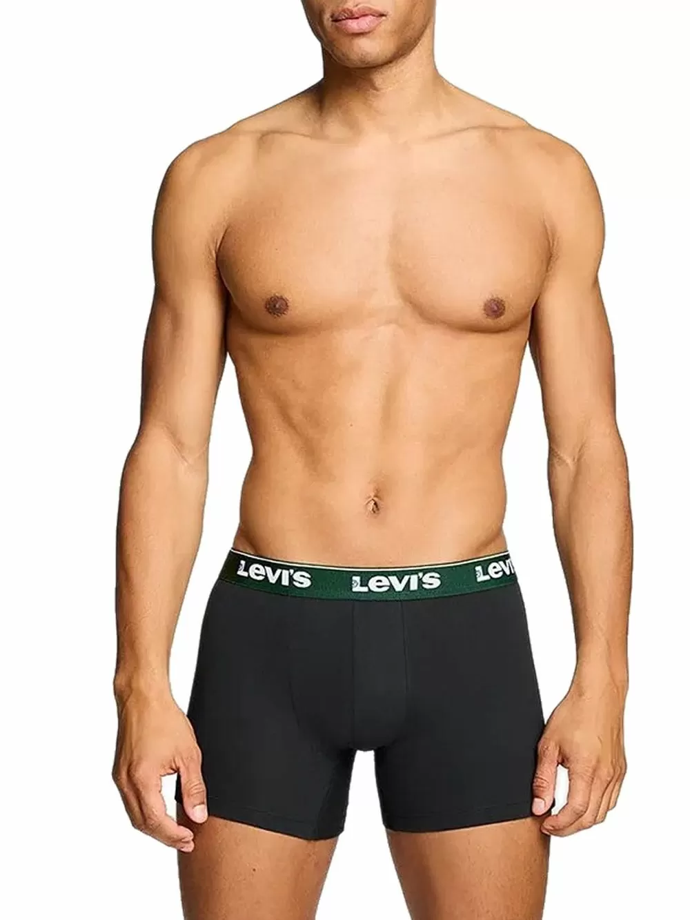 LEVIS Boxer Brief Repeat Logo - Ελαστικό Βαμβάκι - Black/Color Combo - Πακέτο 3 Τεμαχίων