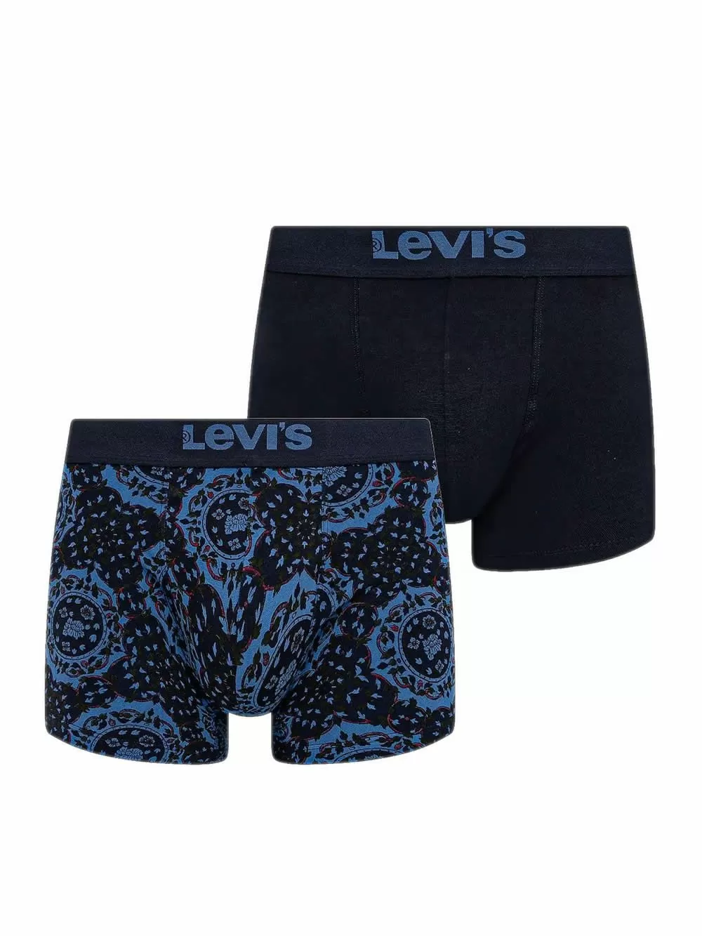 LEVIS Boxer Brief Wild Vintage Geo - Οργανικό Eco Βαμβάκι - Blue Combo - Πακέτο με 2 