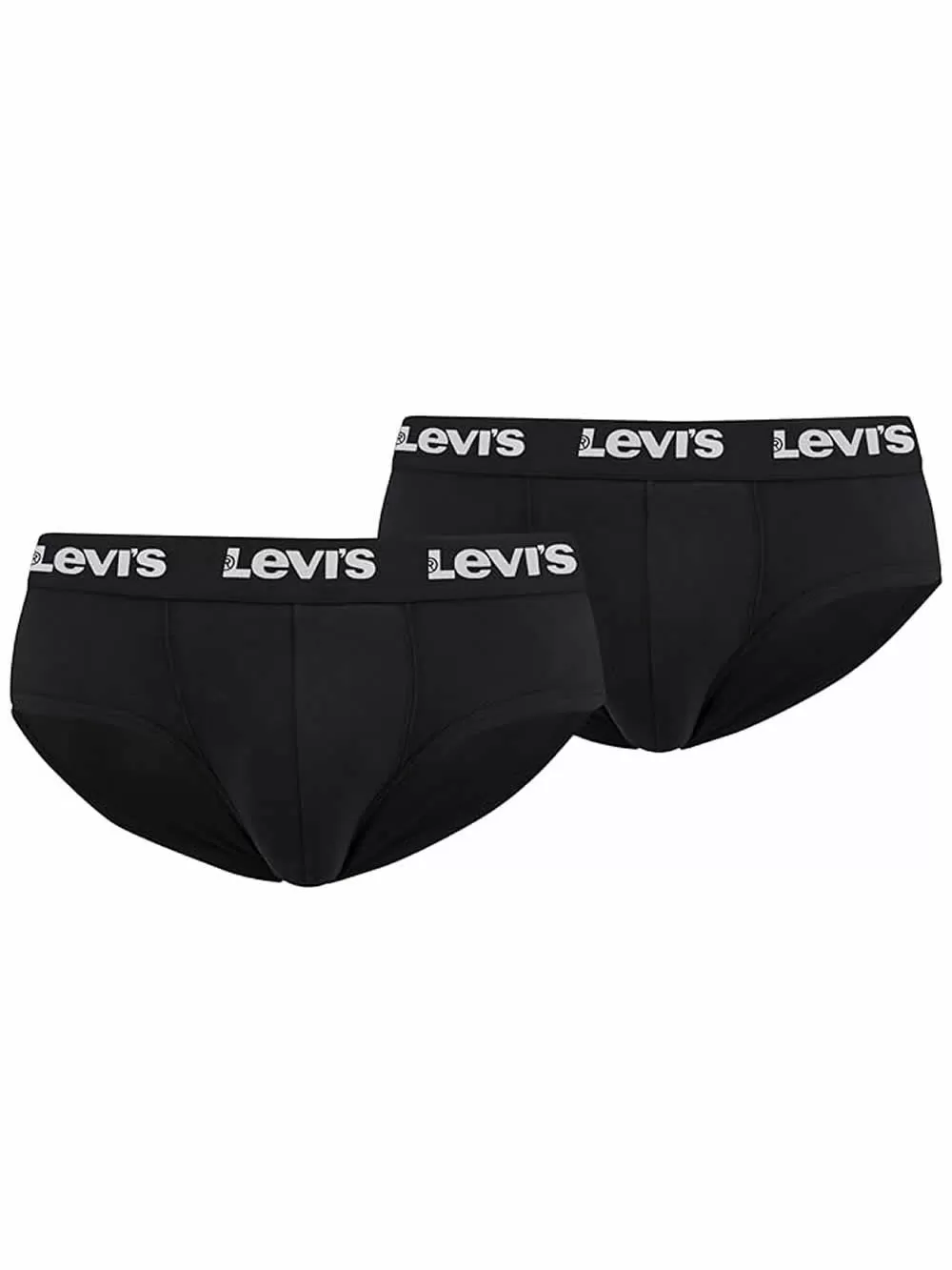 LEVIS Repeat Logo Σλιπ - Ελαστικό Βαμβάκι - Black - Πακέτο με 2 
