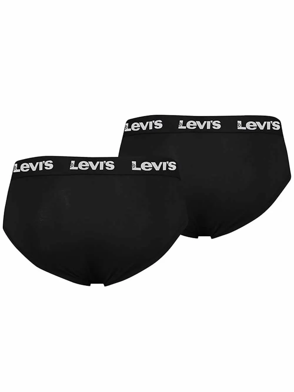 LEVIS Repeat Logo Σλιπ - Ελαστικό Βαμβάκι - Black - Πακέτο με 2 