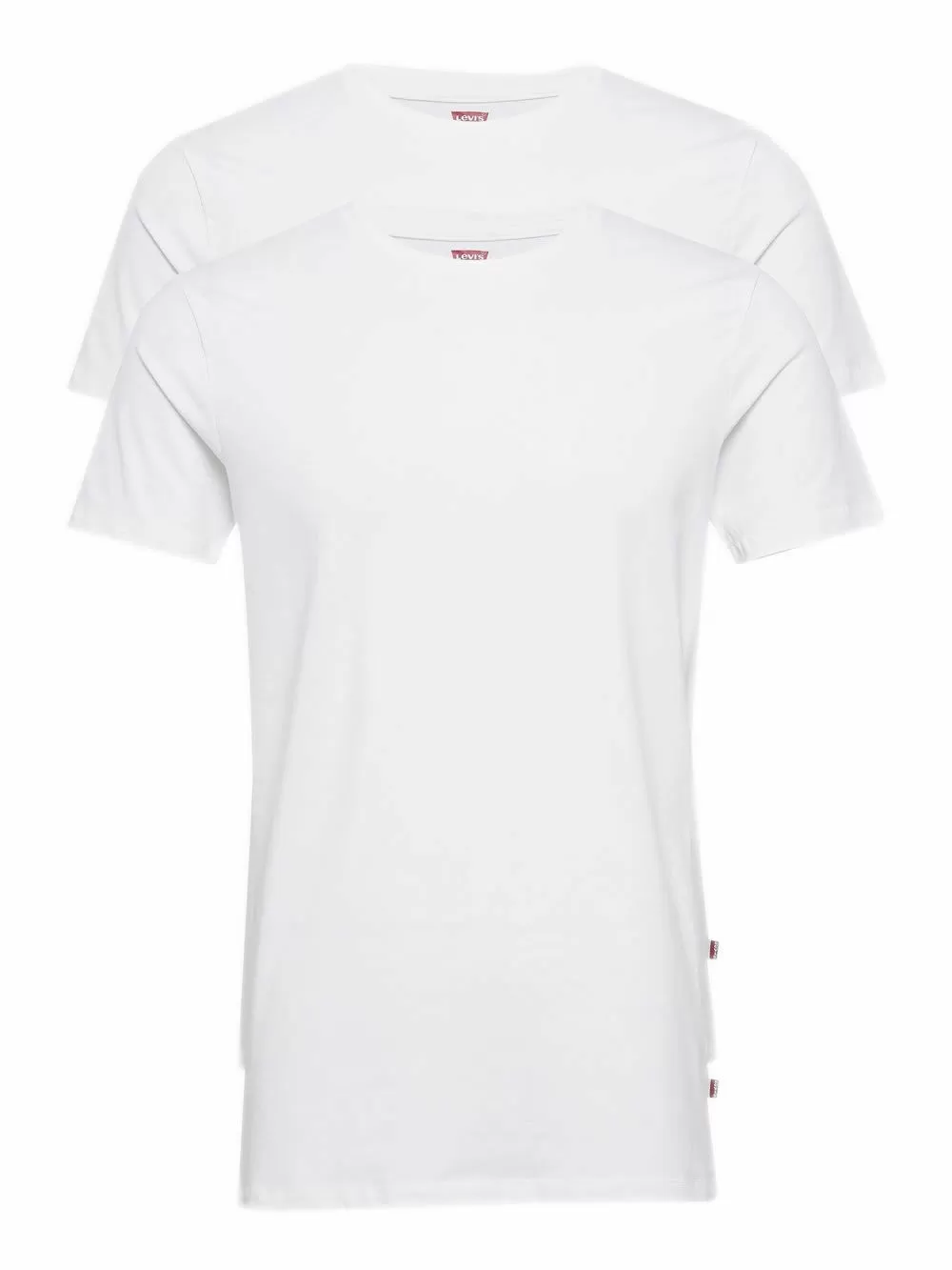 LEVIS Ανδρικά T-Shirt - Solid Crew - Ελαστικό Βαμβάκι - Πακέτο με 2