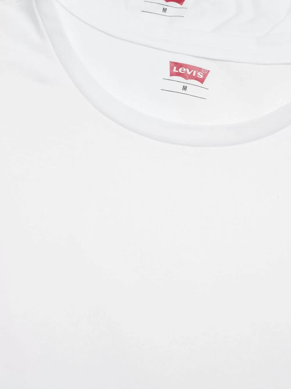 LEVIS Ανδρικά T-Shirt - Solid Crew - Ελαστικό Βαμβάκι - Πακέτο με 2