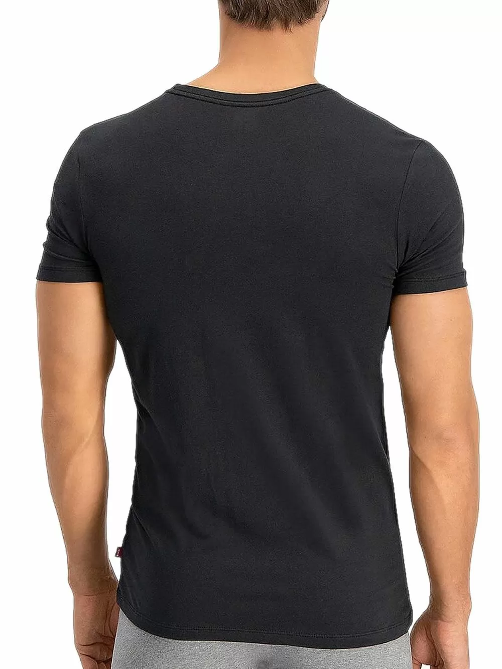 LEVIS Ανδρικά T-Shirt - Solid Crew - Ελαστικό Βαμβάκι - Πακέτο με 2