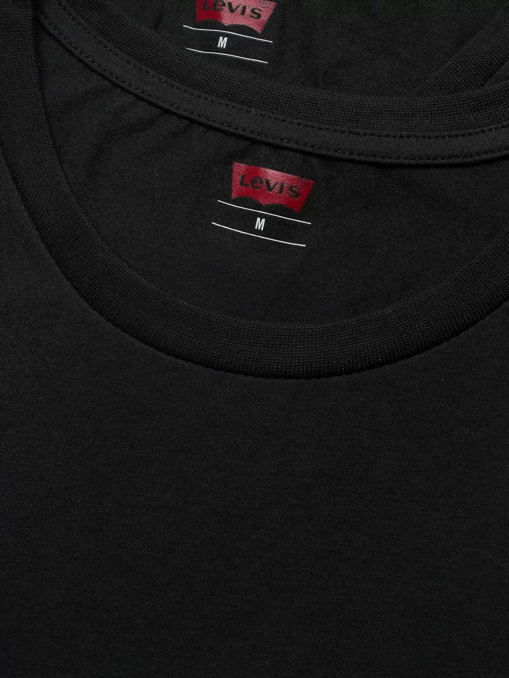 LEVIS Ανδρικά T-Shirt - Solid Crew - Ελαστικό Βαμβάκι - Πακέτο με 2