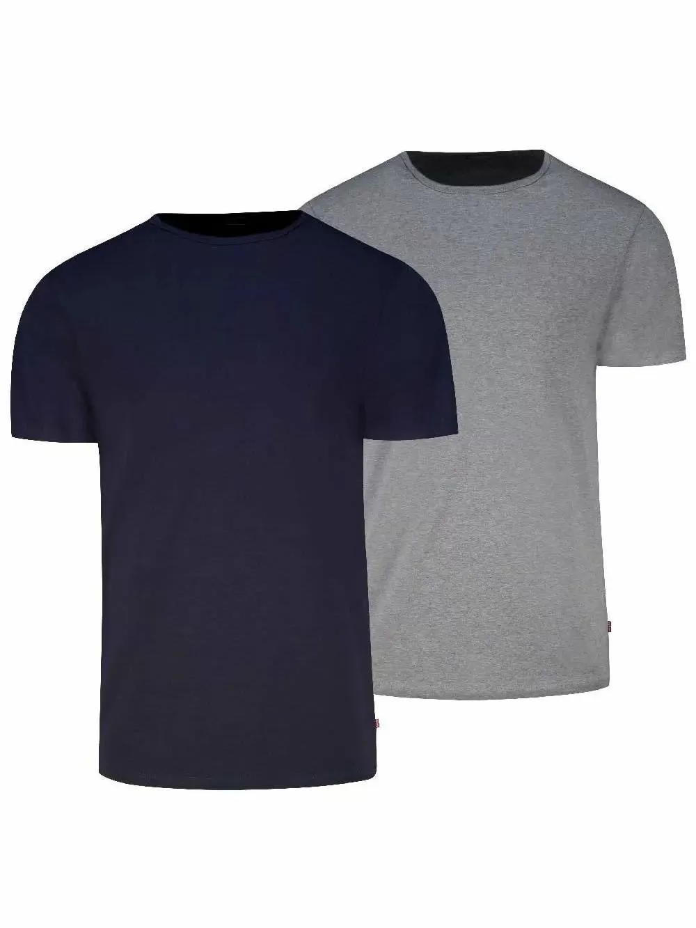 LEVIS Ανδρικά T-Shirt - Solid Crew - Ελαστικό Βαμβάκι - Πακέτο με 2
