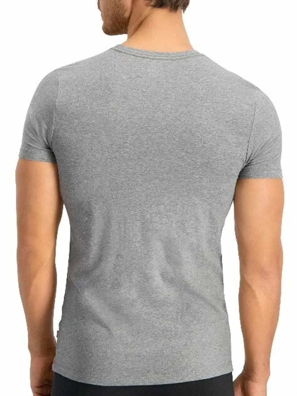 LEVIS Ανδρικά T-Shirt - Solid Crew - Ελαστικό Βαμβάκι - Πακέτο με 2