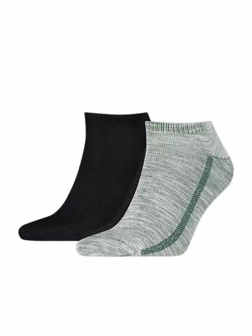 LEVIS Ανδρικό Σοσόνι Plating Yarn Socks - Green/Black - 2 Ζευγάρια
