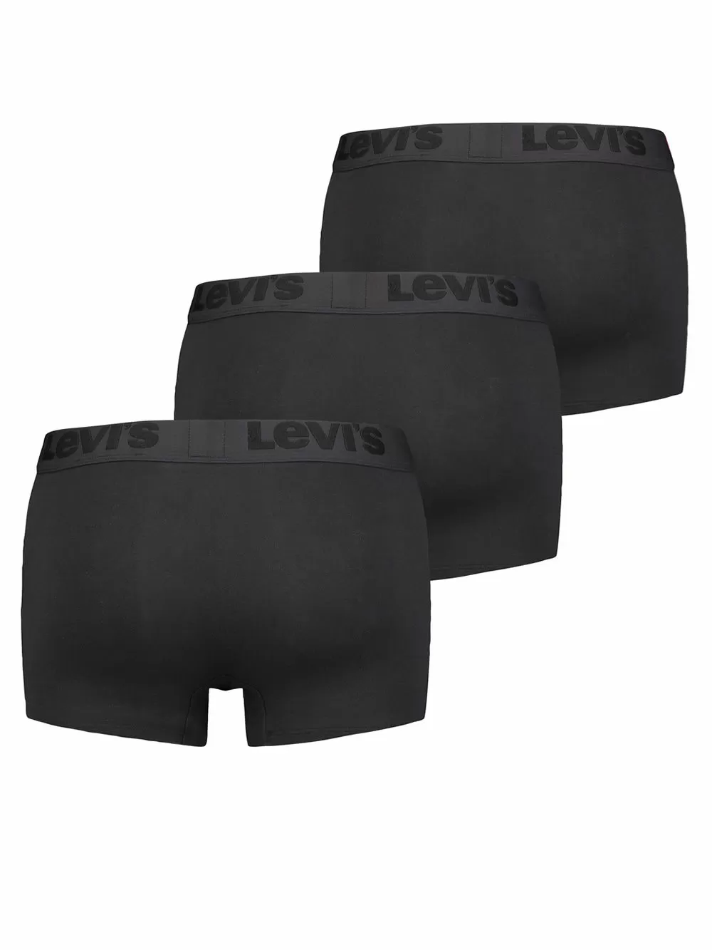 LEVI'S Boxer Trunk Hipster - Ελαστικό Βαμβάκι - Black - Πακέτο με 3 