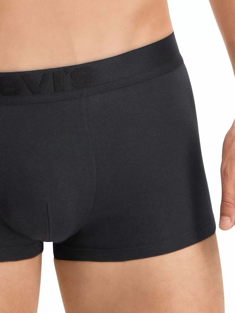 LEVI'S Boxer Trunk Hipster - Ελαστικό Βαμβάκι - Black - Πακέτο με 3 