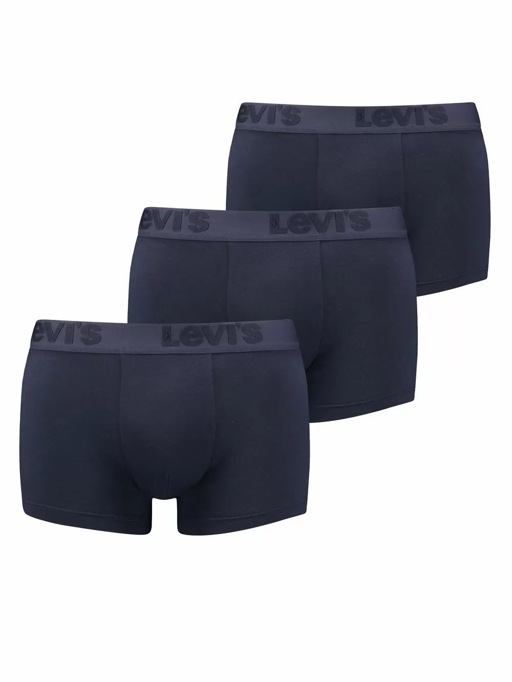 LEVIS Boxer Trunk - Ελαστικό Βαμβάκι - Blue - Πακέτο με 3