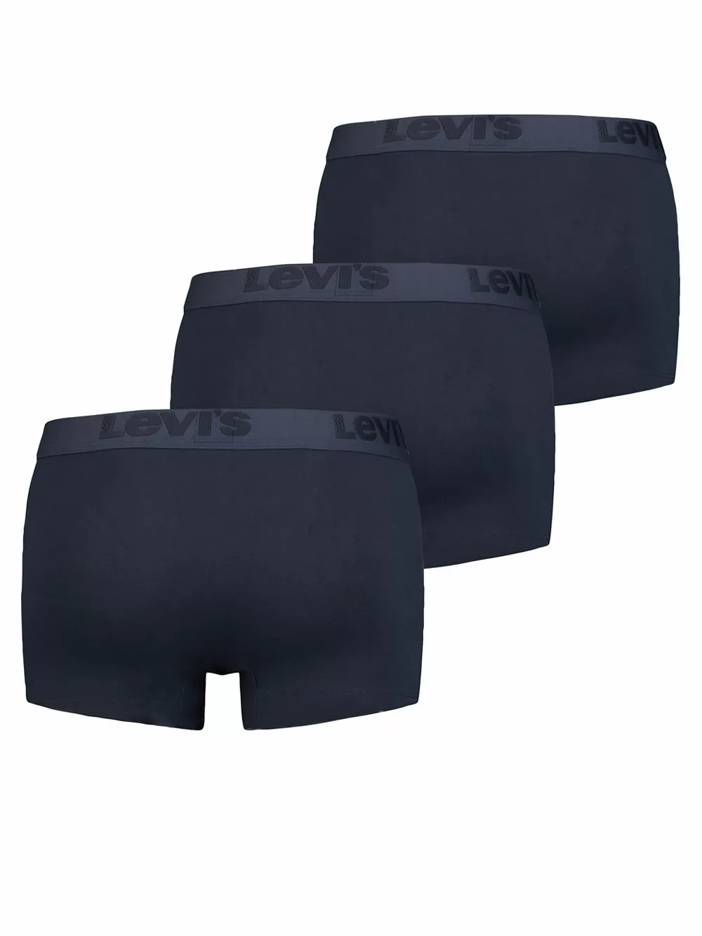 LEVIS Boxer Trunk - Ελαστικό Βαμβάκι - Blue - Πακέτο με 3
