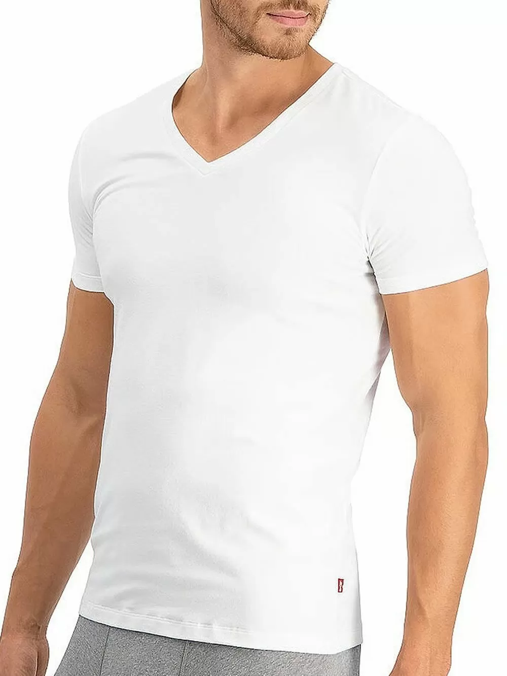 LEVI'S Ανδρικά T-Shirt - Ελαστικό Βαμβάκι - V Neck - Πακέτο με 2 